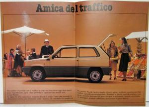 1980 Fiat Panda Sales Brochure - Italian Text