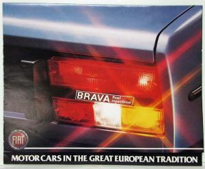 1981 Fiat Brava Sales Folder Poster