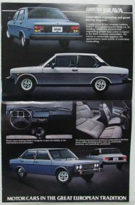 1981 Fiat Brava Sales Folder Poster