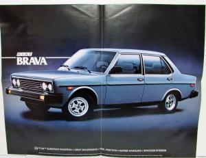1981 Fiat Brava Sales Folder Poster