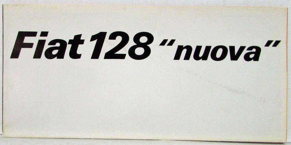 1976-1981 Fiat 128 Sales Folder Mailer - French Text