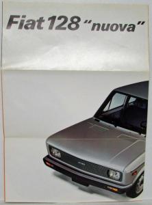 1976-1981 Fiat 128 Sales Folder Mailer - French Text