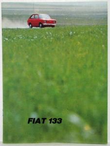 1974 Fiat 133 Sales Brochure - Dutch Text