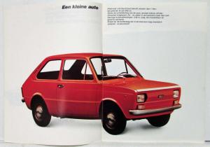 1974 Fiat 133 Sales Brochure - Dutch Text