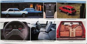 1983 Fiat Mirafiori Sales Brochure - UK Market