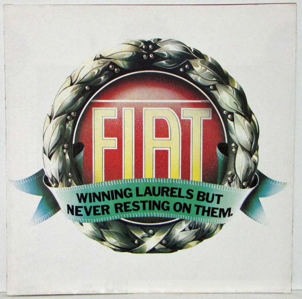 1983 Fiat Winning Laurels Folder Poster - Ferrari Formula 1