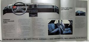 1979-1985 Fiat Ritmo S85 Sales Folder - French Text