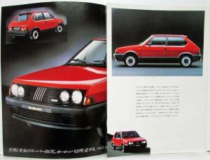 1982 1983 1984 1985 Fiat Ritmo Sales Folder - Japanese Text