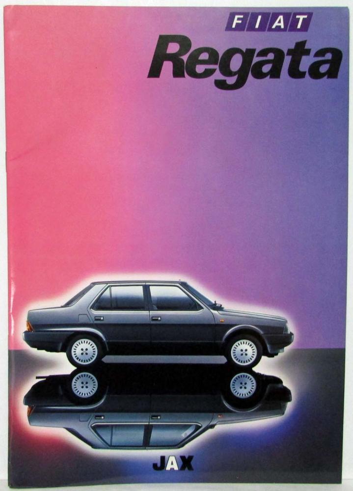 1983 1984 1985 Fiat Regata Sales Folder - Japanese Text