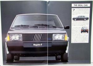 1983 1984 1985 Fiat Regata Sales Folder - Japanese Text