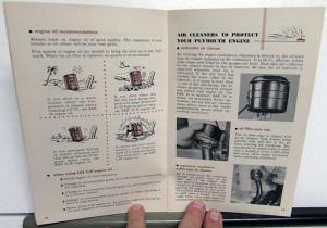 1952 Plymouth Cranbrook Cambridge Concord ORIGINAL Owners Manual