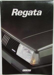 1985 Fiat Regata Sales Brochure and Weekend Folder - Italian Text