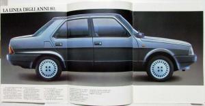 1985 Fiat Regata Sales Brochure and Weekend Folder - Italian Text