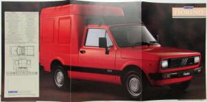 1987 Fiat Fiorino Sales Folder - UK Market