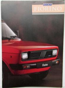 1987 Fiat Fiorino Sales Folder - UK Market