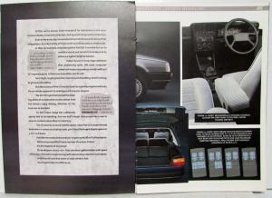 1987 Fiat Croma Sales Brochure - UK Market