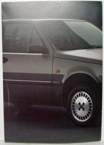 1987 Fiat Croma Sales Brochure - UK Market