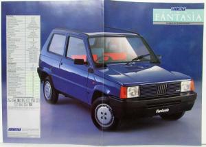 1988 Fiat Panda Fantasia Spec Folder - UK Market