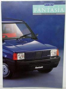 1988 Fiat Panda Fantasia Spec Folder - UK Market