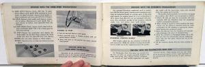 1961 Chevrolet Owners Manual Original Biscayne Bel Air Impala 348 4 BBL. 3X2 61