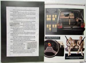 1988 Fiat Uno Sales Brochure - UK Market