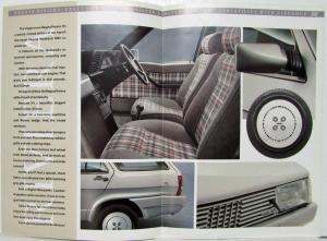 1988 Fiat Limited Edition Regata Riviera Sales Brochure - UK Market