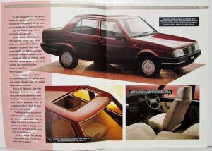 1988 Fiat Limited Edition Regata Antares Sales Brochure - UK Market