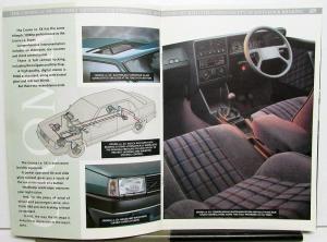 1988 Fiat Croma Sales Brochure - UK Market