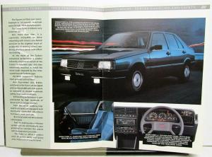 1988 Fiat Croma Sales Brochure - UK Market