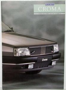 1989 Fiat Croma Sales Brochure - UK Market