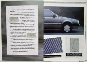 1989 Fiat Croma Sales Brochure - UK Market