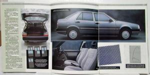 1989 Fiat Croma Sales Brochure - UK Market