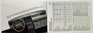 1985-1990 Fiat Regata Sales Folder - Spanish Text