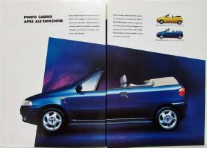 1994 Fiat Punto Cabrio Sales Folder - Italian Text
