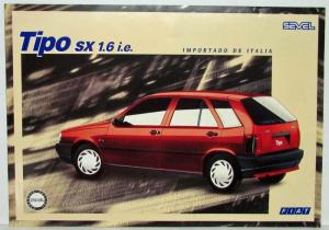 1988-1995 Fiat Tipo SX Sales Brochure - Spanish Text - Argentine Market