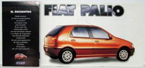 1996 Fiat Palio Spec Sheet Folder - Spanish Text