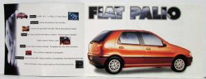 1996 Fiat Palio Spec Sheet Folder - Spanish Text