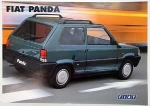 1996 Fiat Panda Spec Sheet - French Text