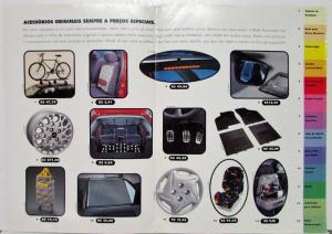 1998 Fiat Accessories Sales Brochure - Portuguese Text - Brazilian Market