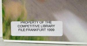1999 Fiat Brava Sales Brochure plus Spec Folder - German Text