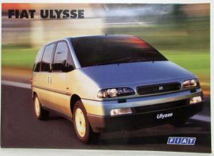 1999 Fiat Ulysse Spec Sheet - British Market