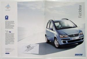 2005 Fiat Idea Sales Brochure - Italian Text