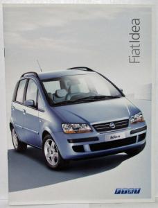 2005 Fiat Idea Sales Brochure - Italian Text