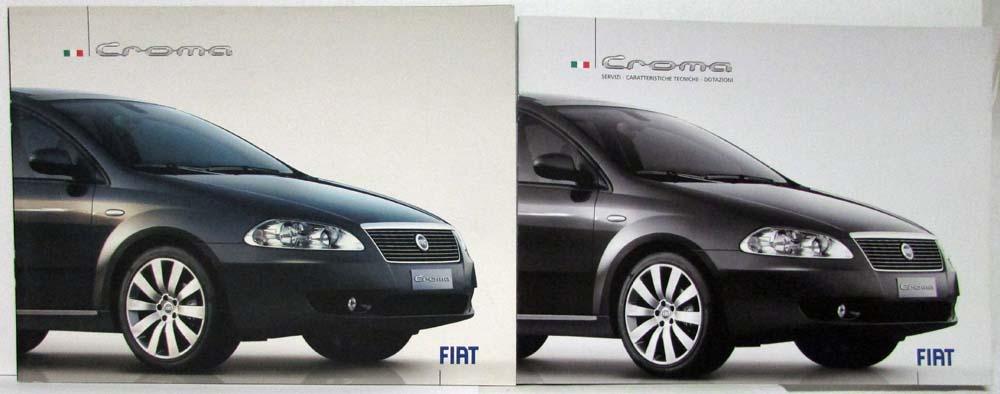 2005 Fiat Croma Sales Brochure plus Spec Catalog - Italian Text