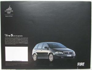 2005 Fiat Croma Sales Brochure plus Spec Catalog - Italian Text