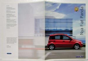 2005 Fiat Panda Sales Brochure - Swedish Text