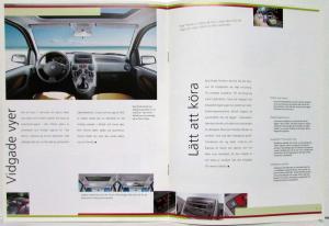 2005 Fiat Panda Sales Brochure - Swedish Text