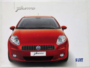 2007 Fiat Punto Sales Brochure - Italian Text