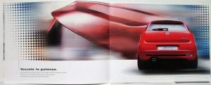 2007 Fiat Punto Sales Brochure - Italian Text