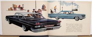 1960 Pontiac Bonneville Star Chief Ventura Catalina Safari Brochure Dated 9-59